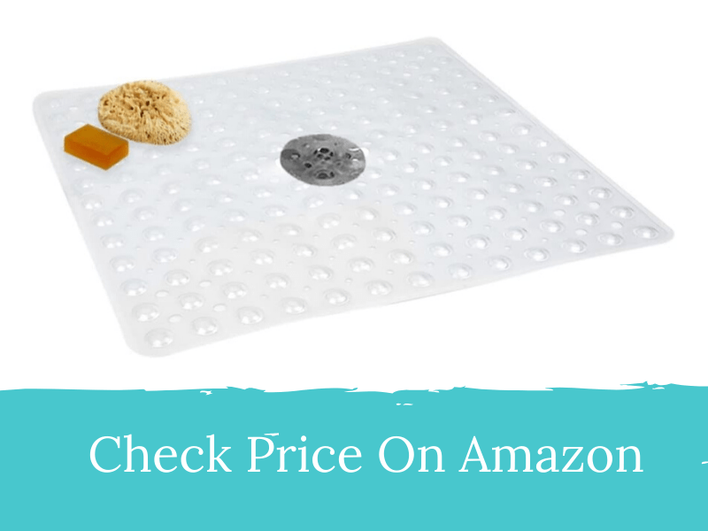 Evelots Square Shower Mat