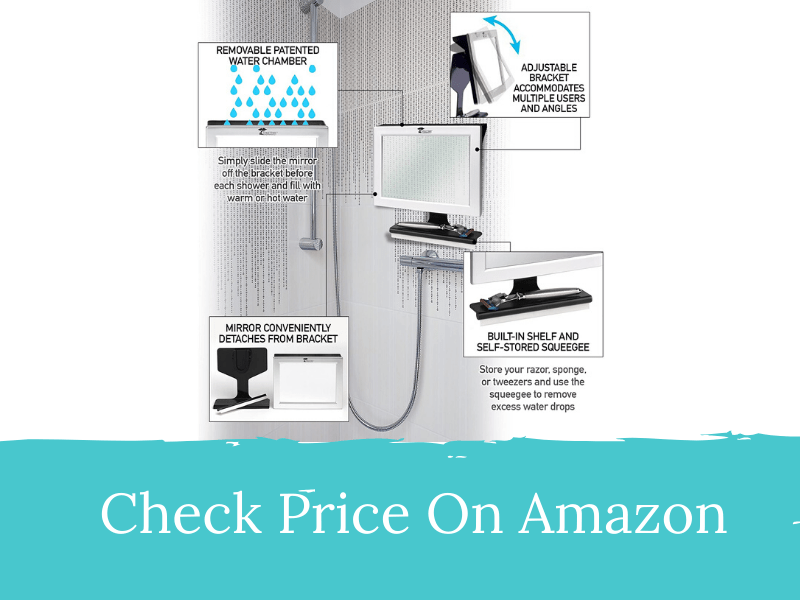 ToiletTree Products Fogless Shower Mirror