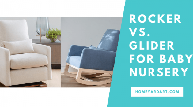 Rocker vs. glider for baby nursery